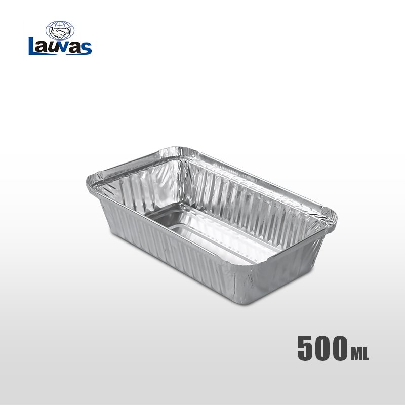 矩形190款铝箔餐盒 500ml